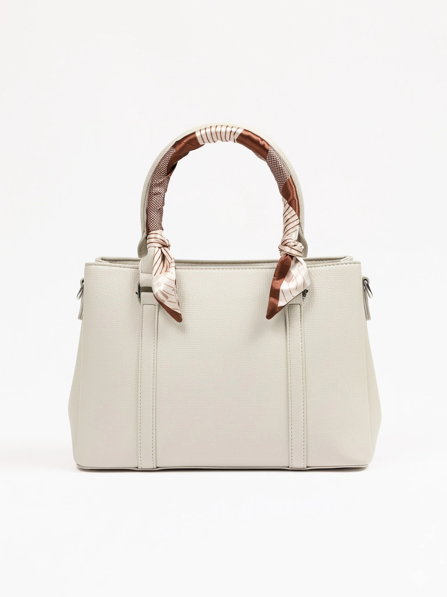 Сумка-тоут с декоративным платком в ассортименте